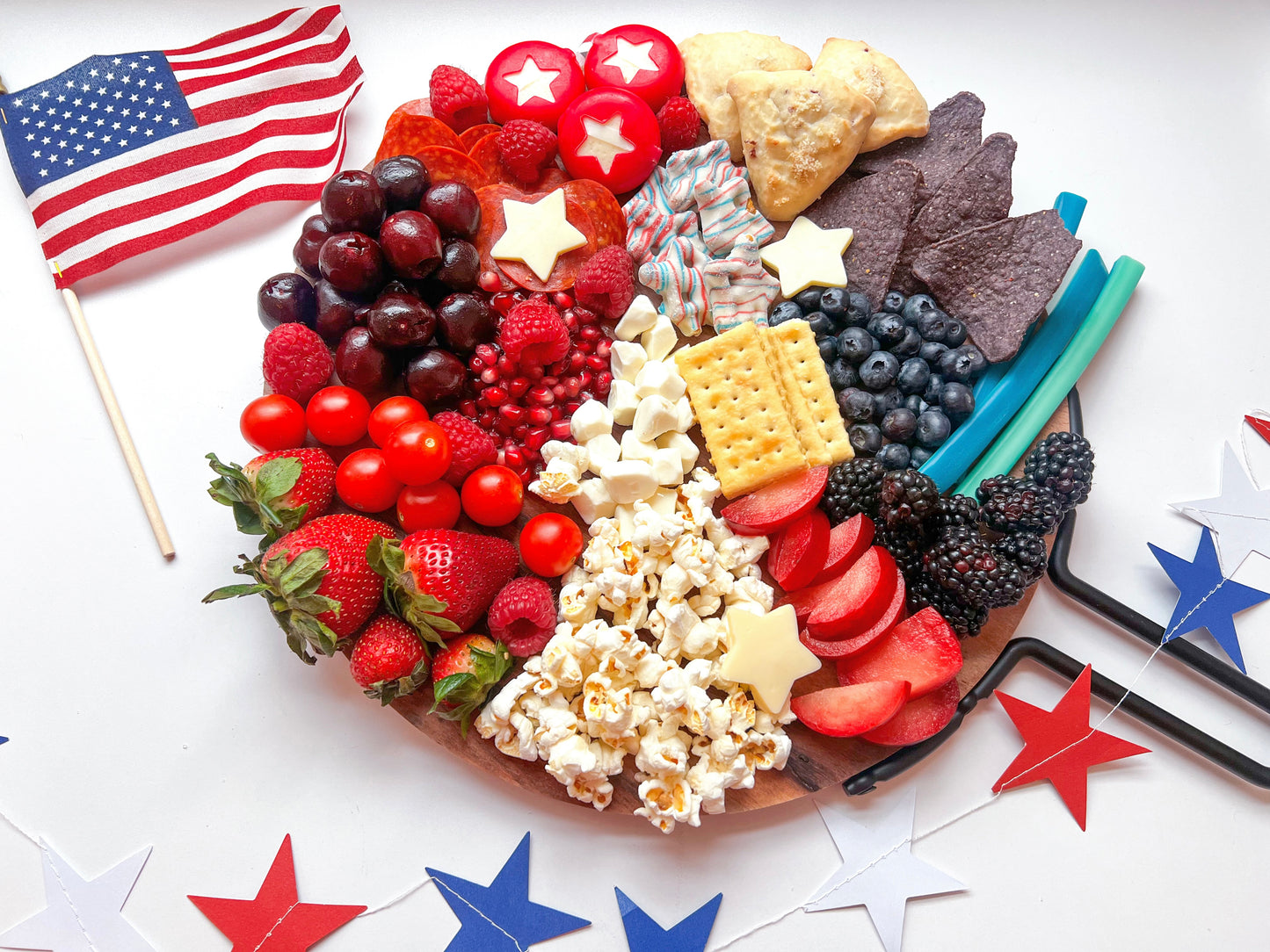 Stars, Stripes, & Snacks Board