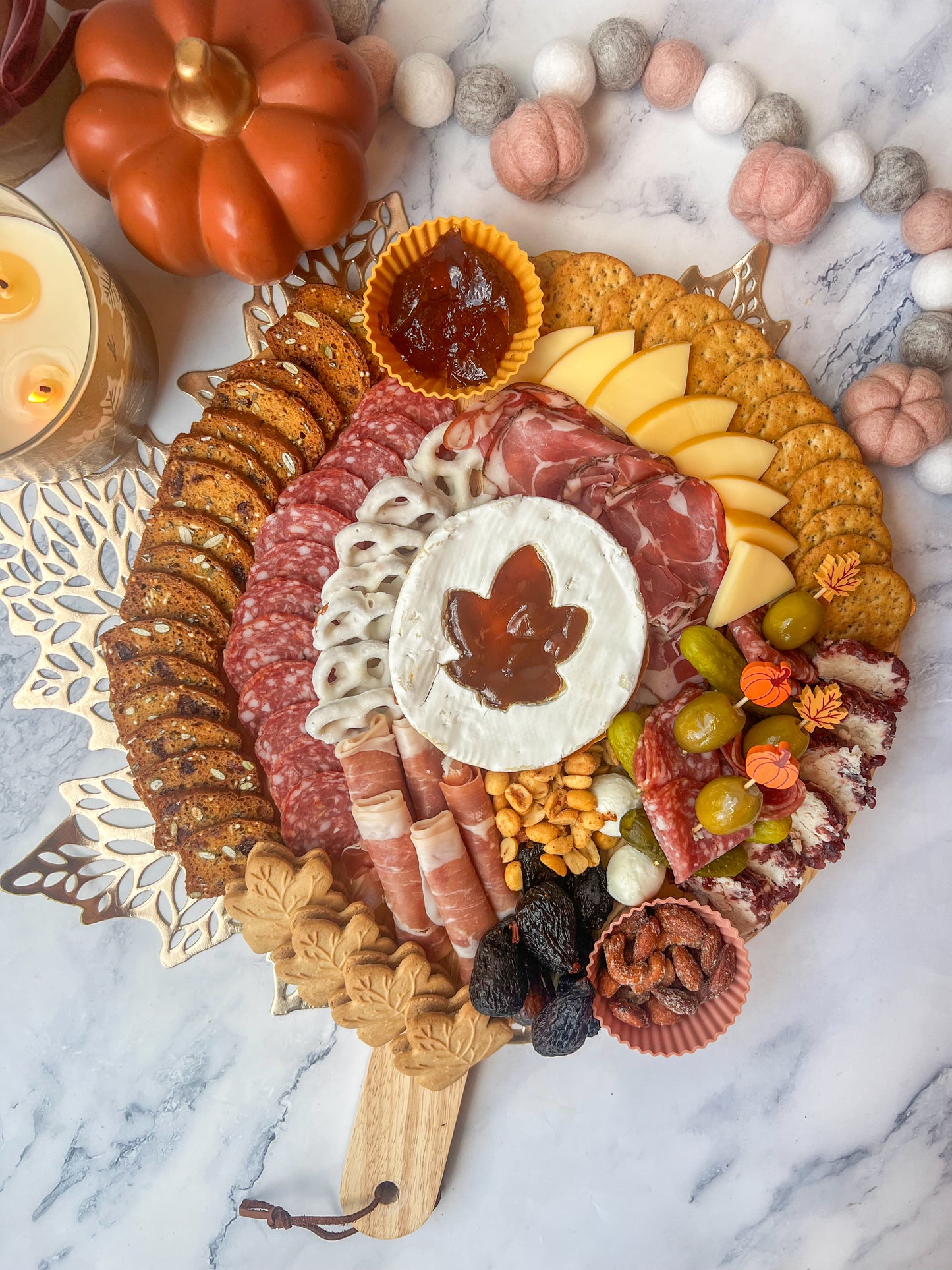 Fall Leaves Charcuterie