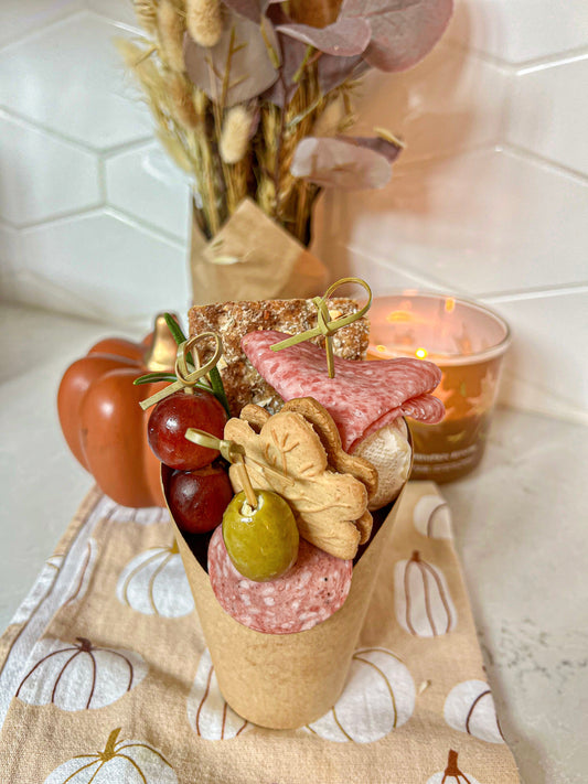 Fall Leaves Charcuterie Cup