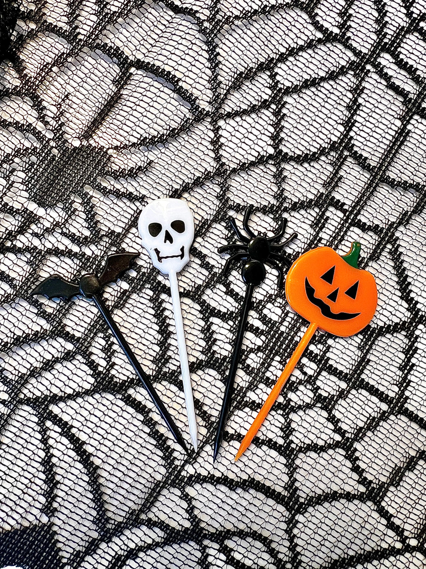 Re-Useable Halloween Food Picks