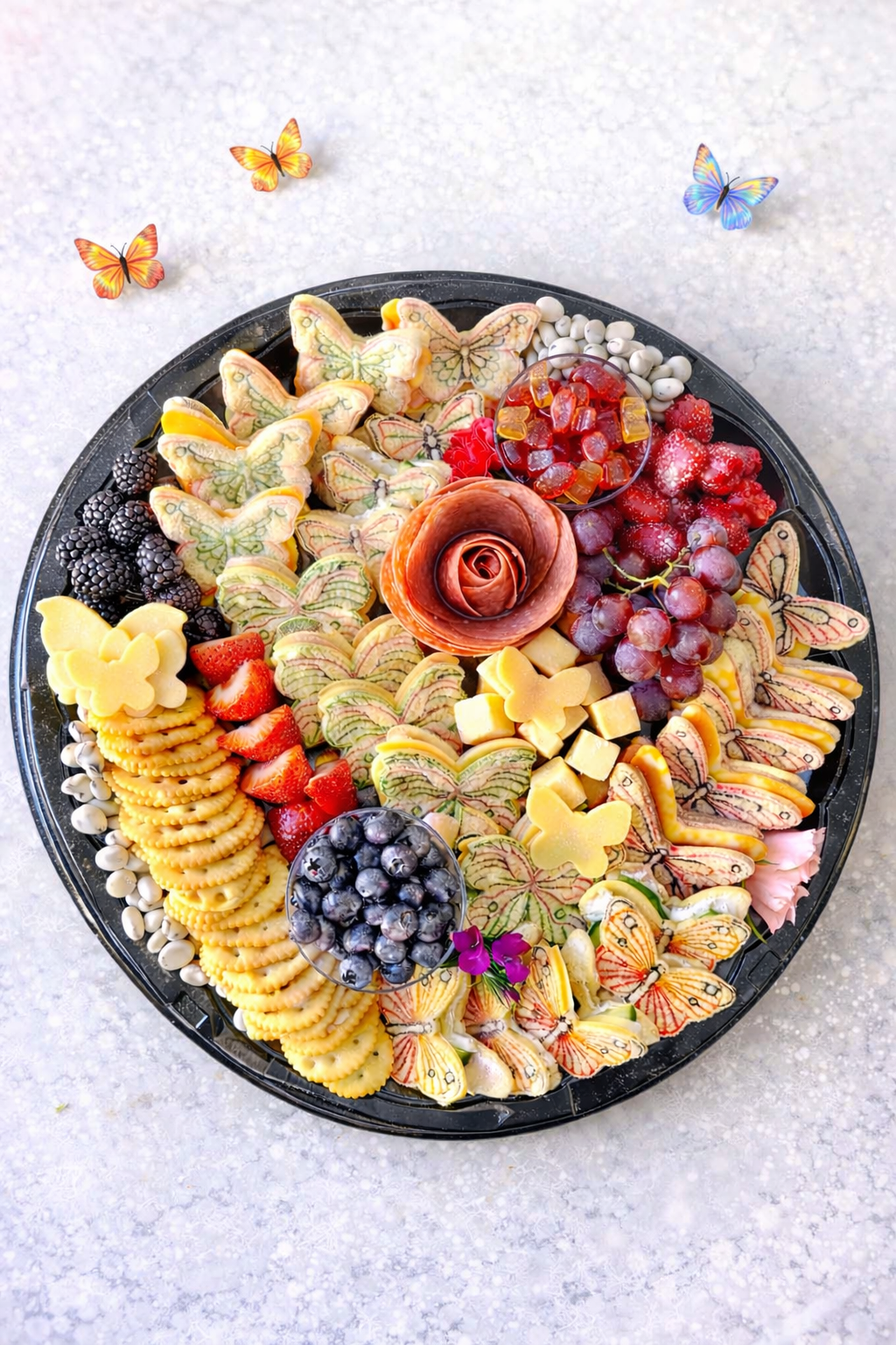 Butterfly Garden Sandwich Platter